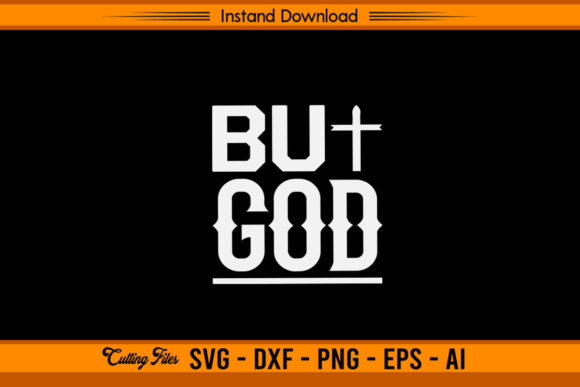But God Christian Graphics for Faith-Based Crafts
