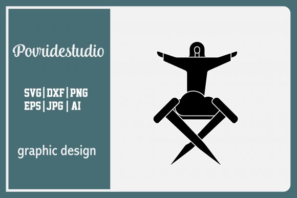 Easter Flat Icon Jesus Black Filled: Graphics & Freebies