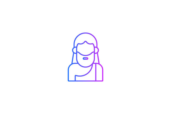 Easter Icon Jesus Line Gradient Graphics & Icons Review