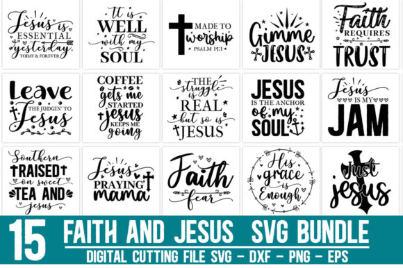 Faith and Jesus Bundle: Graphics for Crafts Review