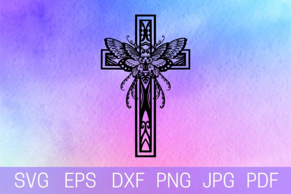 Fancy Cross SVG: Graphics & Crafts Asset Review
