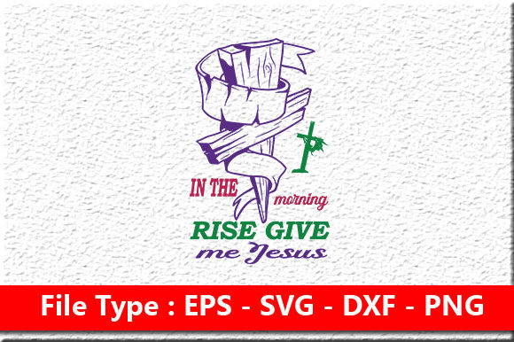 In the Morning Jesus Graphics for Faith Crafts