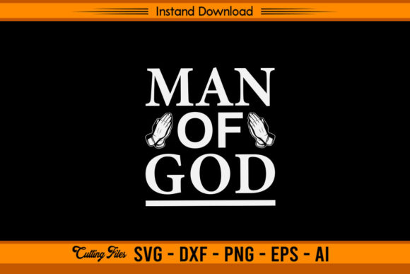 Man of God Graphics for Faith-Based Crafts