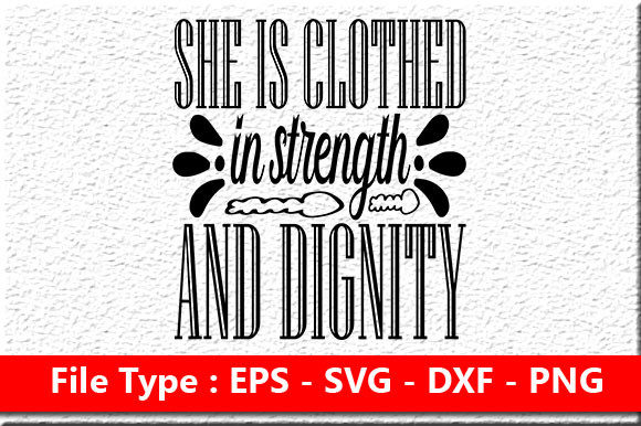 She Is Clothed: Christian Jesus SVG for Crafts & Graphics